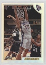1998-99 Topps Chrome Refractor Jayson Williams #178 6m1