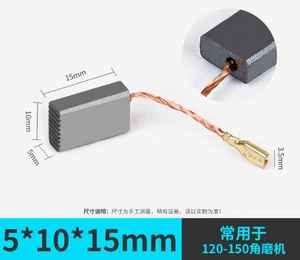 2PC brosse en carbone moteur 5*10*15mm pour meuleuse à angle 120-150