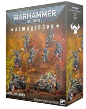    WARHAMMER 40K - ARMAGEDDON BATTALION: ORKS - Sealed    
