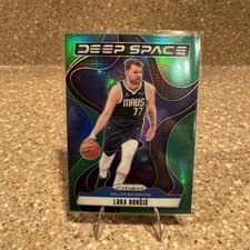  2024-25 Panini Prizm Luka Doncic #4 Deep Space Green Prizm 
