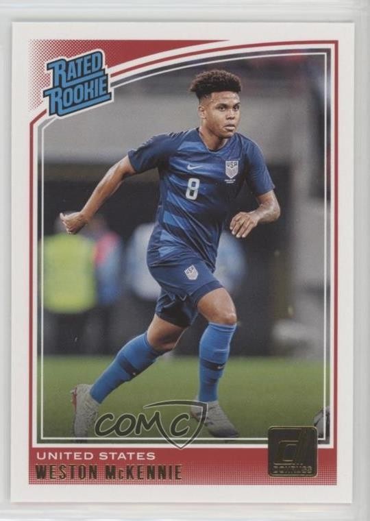 2018-19 Panini Donruss Rated Rookie Weston McKennie #199 6ki