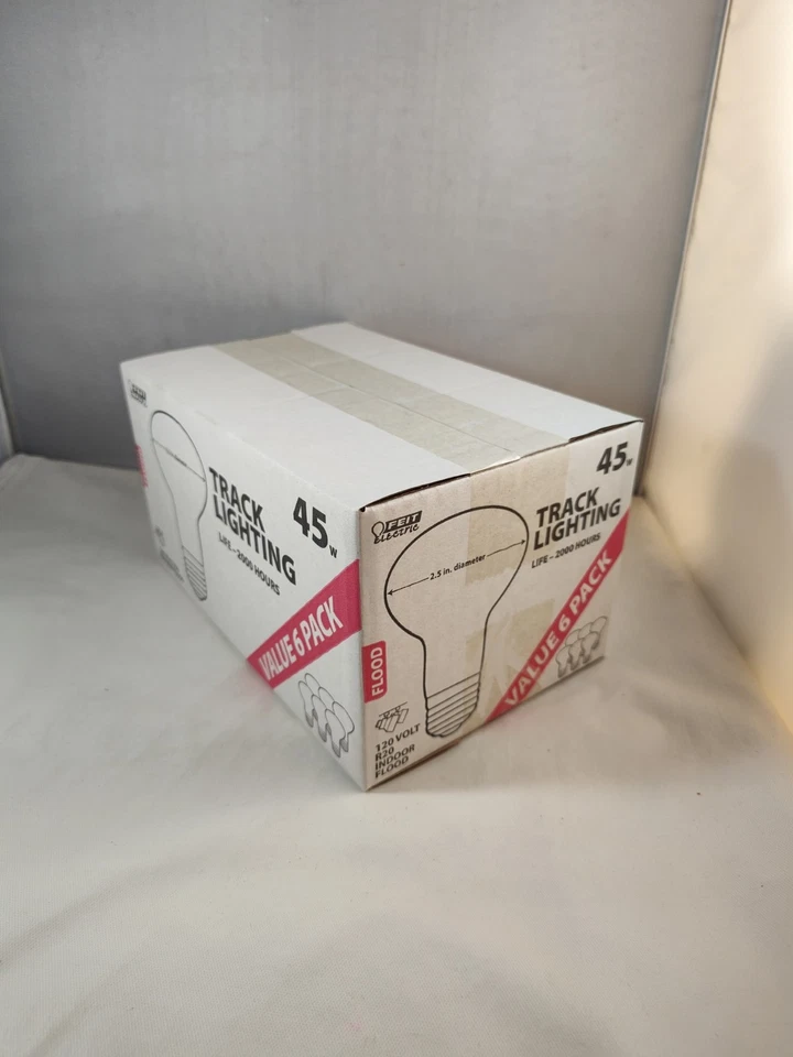 Feit Electric 45w R20 E26 120V Indoor Flood Bulbs Value 6 Pack Track Lighting  - Image 3 of 4