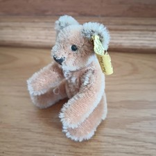 Steiff mini Teddy Bear 0202/11 from the 1980 s color is tan is not jointed