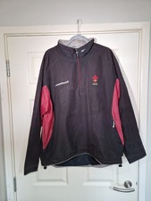 Vintage Reebok Wales Rugby Track Jacket WRU Official Merch Early 2000s Size L