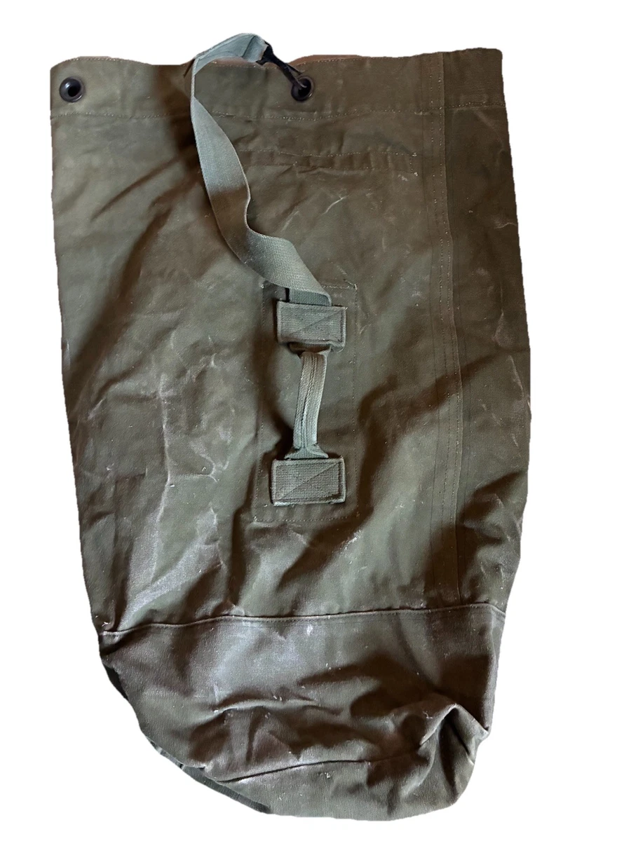 Vintage Army Duffle Bag In Collectible Military Surplus Bags