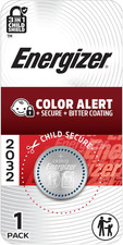 Energizer 2032 Batteries 1 Pack , 3V Lithium Coin Batteries with 3-in-1 Child S