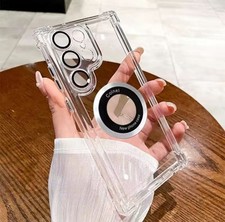 Luxury Plating Magsafe Case For Samsung S25 S24 S23 S22 S26 Ultra Plus FE Cover