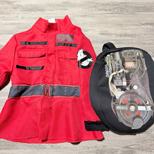 Disguise Ghostbusters Frozen Empire Child Costume 4-6 Red/Black w Backpack