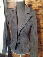 Damen Blazer grau gestreift Gr&ouml;&szlig;e s von Tally Weijl