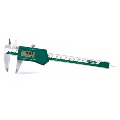 Insize 1116-150 Digital Caliper with Round Depth Bar Range 0-150mm/0-6 