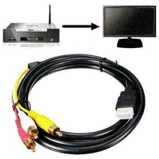 5FT NEW HDMI Male To 3 RCA Video Audio AV Transmitter Adapter Cable HDTV 1080