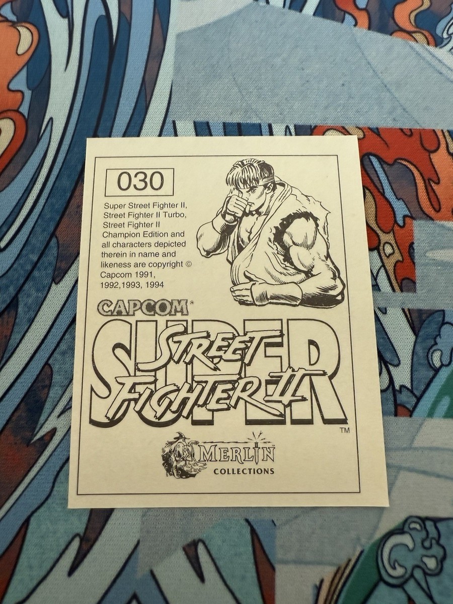 1994 Merlin Super Street Fighter II sticker Blanka Capcom #30 | eBay