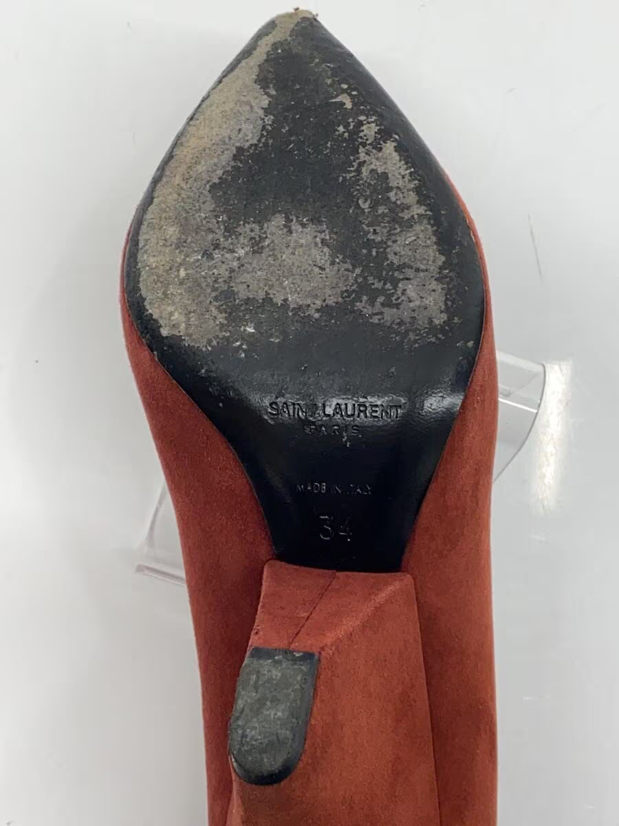 Saint Laurent Pumps 34 Brw Suede 484389 Jlr29 thumbnail 7