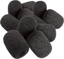 10Pcs Black Parrott B350 Foam Replacement for BlueParrott B450 B550 C400 S450