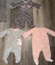Carter  s Sleeper Bundle Girl Size 3 months