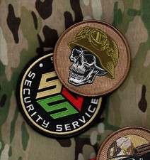 Patch Militaire Mixed Lots PMC Spetsnaz GRU Vélkrö 2-Patch Casque Skull