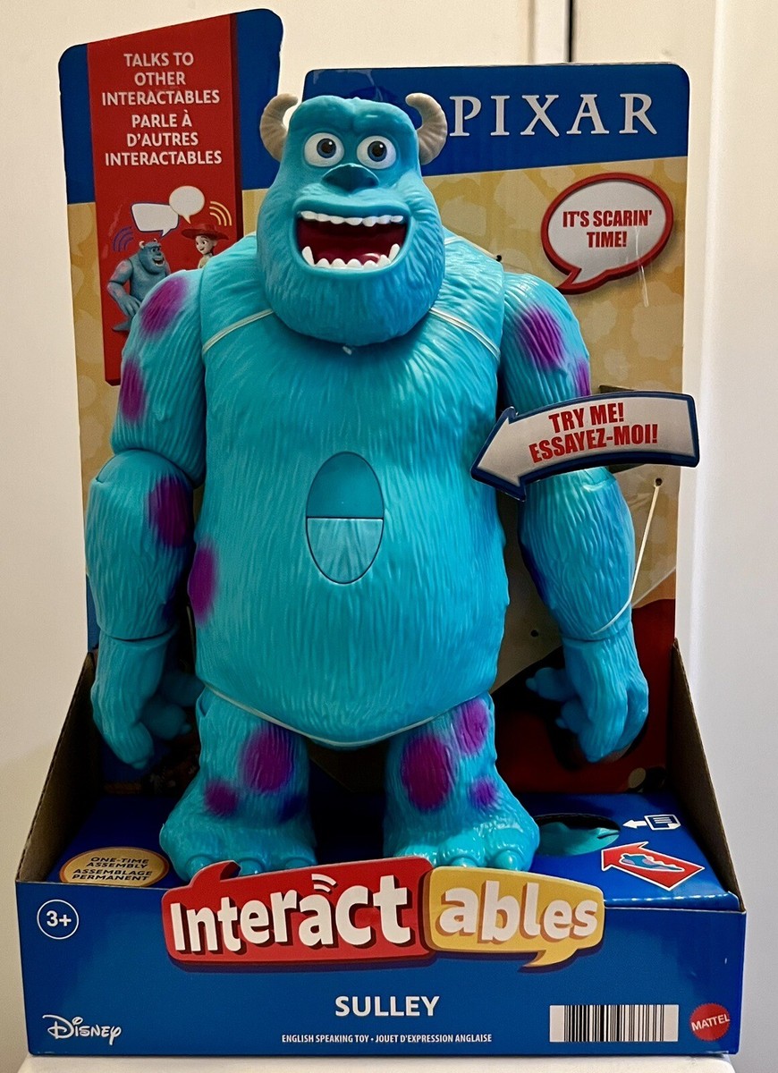 Mattel Disney Pixar Monsters Inc Sulley Action Figure Talking