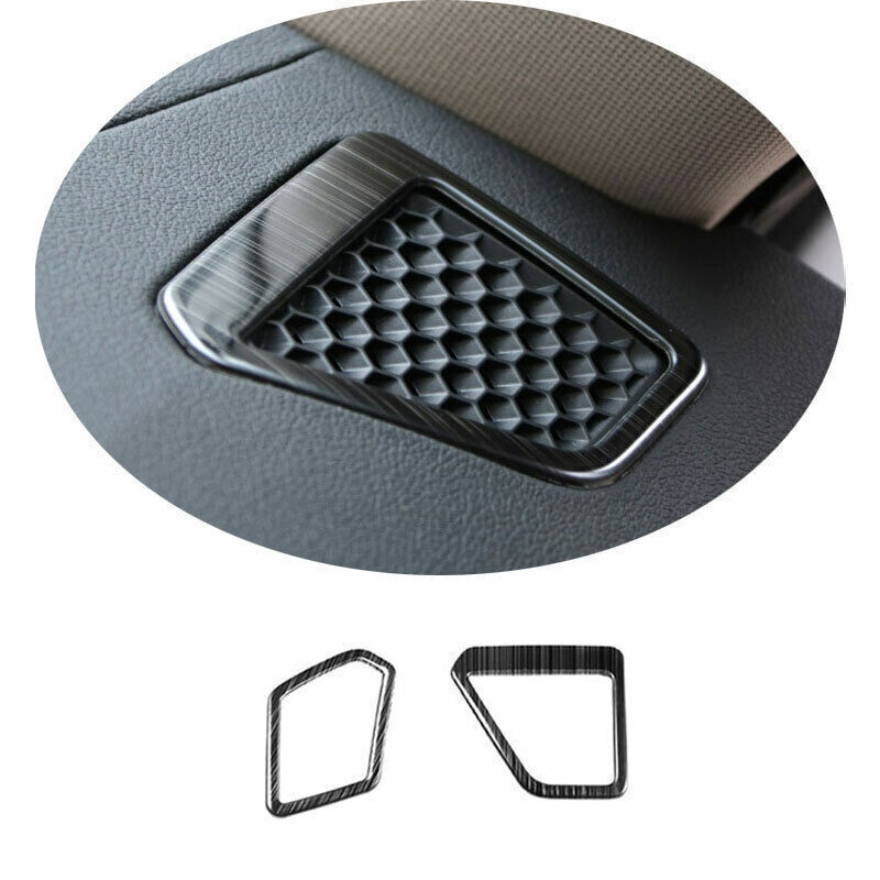 Front Side Vent Overlay Cover Trim For BMW 3 Series G20 2019-2021 Black Titanium