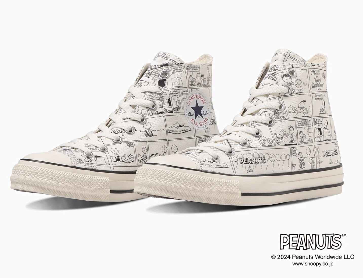 Converse All Star Peanuts Chuck Taylor High Top Sneakers New With Box Japan-image