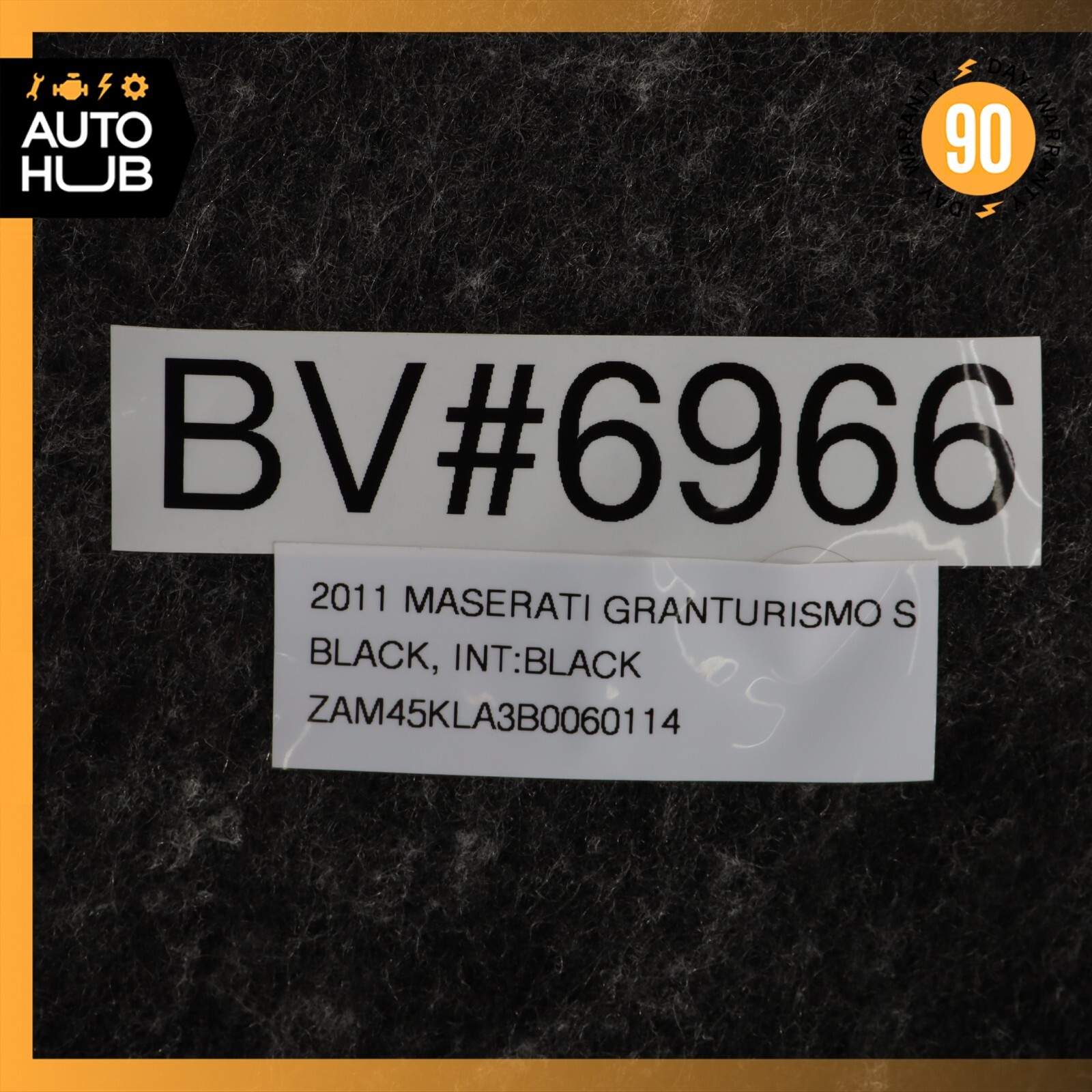 Maserati GranTurismo S M145 Rear Right Side Interior Trim Panel C Pillar OEM 61k