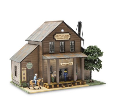 MENARDS CRIPPLE CREEK GENERAL STORE BUILDING ACCESSORY! O GAUGE O SCALE TRAIN!