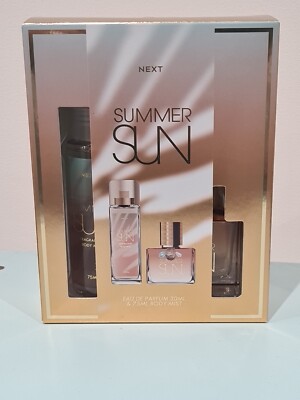 Next Summer Sun Eau De Parfum 30ml & Body Mist 75ml Gift Set For