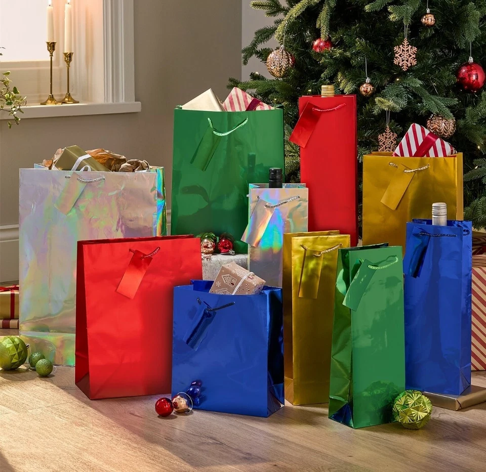 Large happy birthday Paper Carrier Present Gift Bags Birthday 38X 30cm-(2524