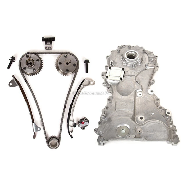 Kit de cadena de distribución bomba de aceite apto 09-12 Toyota Camry Rav4 Venza Scion tC 2.5 2.7L Foto 2 de 4