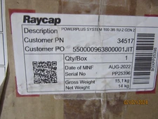Raycap Power Plus 100-3R-1U-2 Gen2 Voltage Booster with Cable Kit New in Box