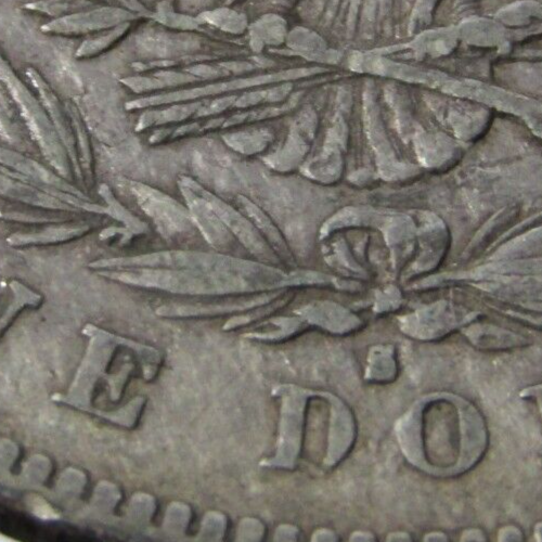 1878-S Morgan Silver Dollar #4 Vam 27 Long Nock Broken D - VF+++