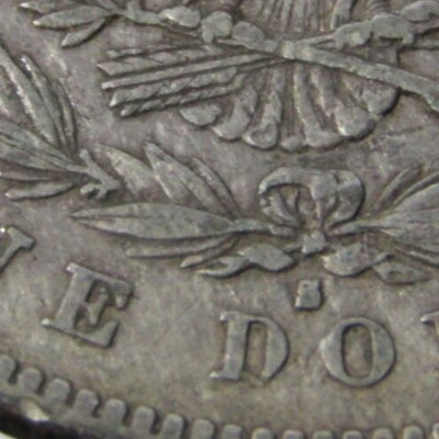 1878-S Morgan Silver Dollar #4 Vam 27 Long Nock Broken D - VF+++