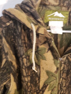 Northwest Territory Camo Hooded Zipper Sweatshirt Mens