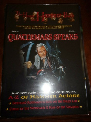 THE HOUSE THAT HAMMER BUILT MAGAZINE ISSUE 21-BAGGED&BOARDED-NM CONDITION-RARE!