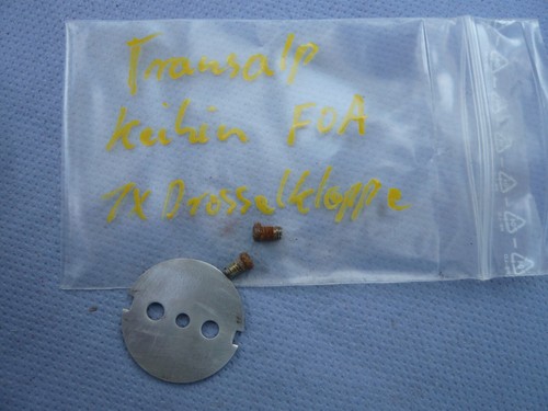 Honda XL600V Transalp PD06 Vergaser Typ F0A  Drossel Klappe Throttle Valve Carbs