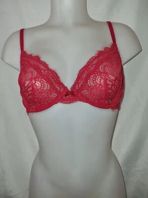 Gorgeous Red NEW LOOK Non-Padded Underwired Bra Size 32D - Image 1 of 3
