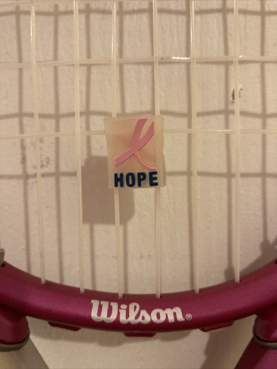 Wilson HOPE Tennis Racquet Racket Pink & Silver 4 1/8 Grip