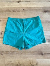 Vintage '80s Lacoste Izod Bright Green Lined Swim Trunks Men's L