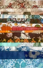 100g Vintage Cotton Fabric Scrap Bundle Sewing Remnants Jonelle X 15