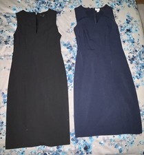 Lot 2 00 Jcrew Ann Taylor Business Sheath Dress Navy Blue Black