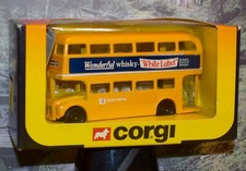 DIE CAST CORGI 521 ROUTEMASTER DOULE BECKER BUS WONDERFUL WHISLY WHITE LABLE 