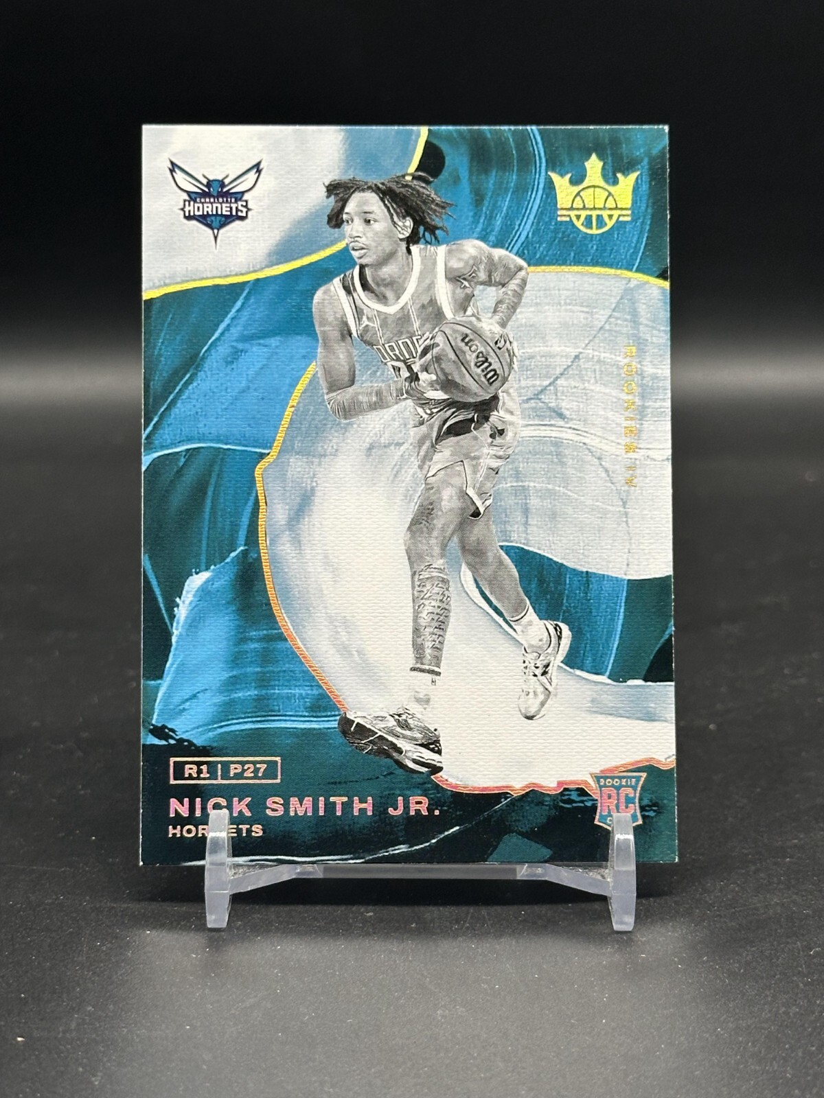 Nick Smith Jr. 23-24 Panini Court Kings Rookies IV #175 SSP Hornets HOT RC