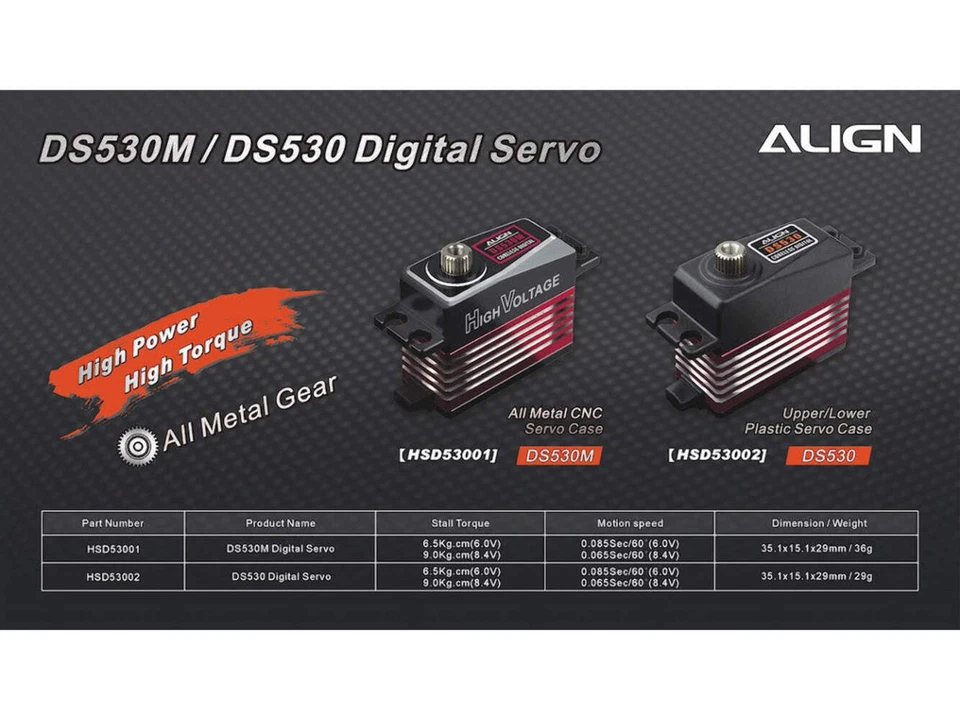 Align DS530 Digital Servo : HSD53002T - Image 2 of 2
