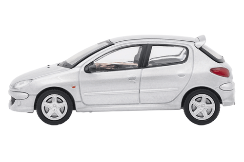 DCT 121 Peugeot 206 silber Maßstab 1:64 Modellauto - Picture 2 of 2