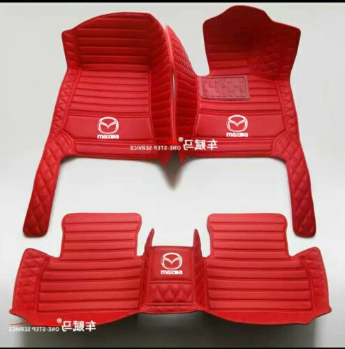 Car Floor Mats For Mazda 3-6-CX3-CX5-CX7-CX8-CX9-MX5 Anti-Slip All Weather - Image 3 of 4