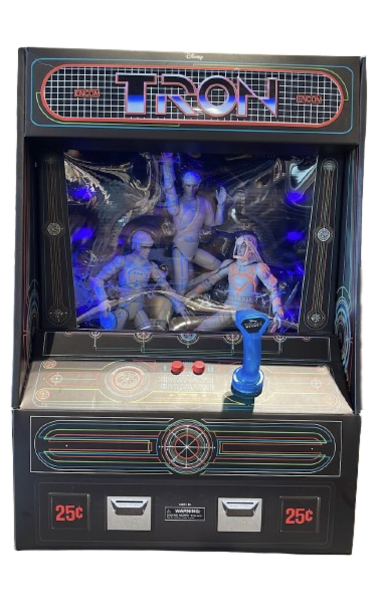 Disney Parks 2023 Tron Lightcycle Run Replica Arcade with Action