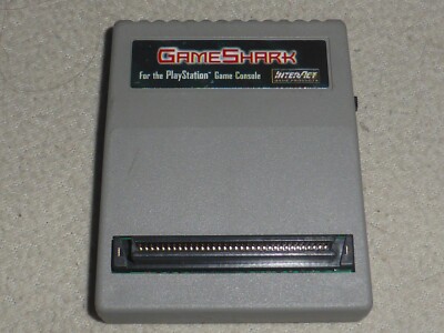 PS1 SONY PLAYSTATION GAMESHARK ENHANCER GAME SHARK GAMER CHEAT CODE  INTERACT
