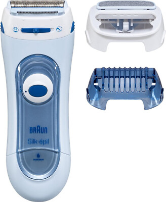 Braun Silk-Épil Lady Shaver, Damenrasierer Elektrisch, 3-In-1 Elektrischer Rasie