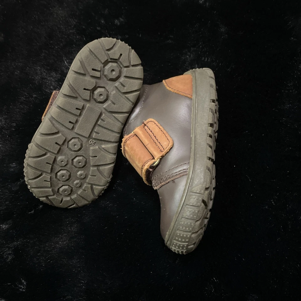 Zapatos Umi Bebé Niño Marrón Talla 5c Cierre Fácil Foto 3 de 4