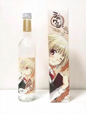 Ume Wine Empty Bottle with Box umemonogatari Umeshu Ume Aoki illustrator 30cm