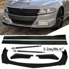 Front Bumper Lip Spoiler Splitter Car Body Rear For Dodge Charger SRT RT SXT